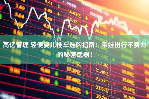 高亿管理 轻便婴儿推车选购指南：带娃出行不费力的秘密武器！
