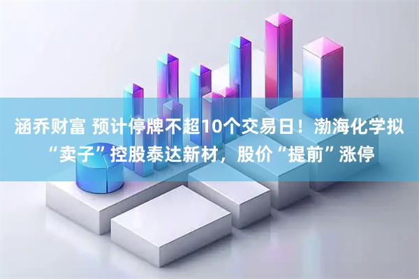 涵乔财富 预计停牌不超10个交易日！渤海化学拟“卖子”控股泰达新材，股价“提前”涨停